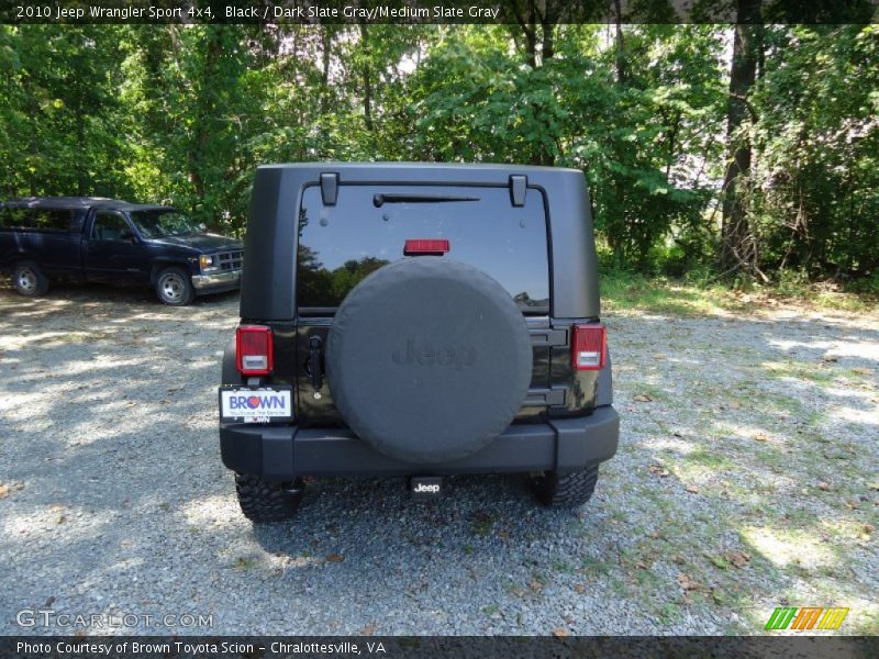 Black / Dark Slate Gray/Medium Slate Gray 2010 Jeep Wrangler Sport 4x4