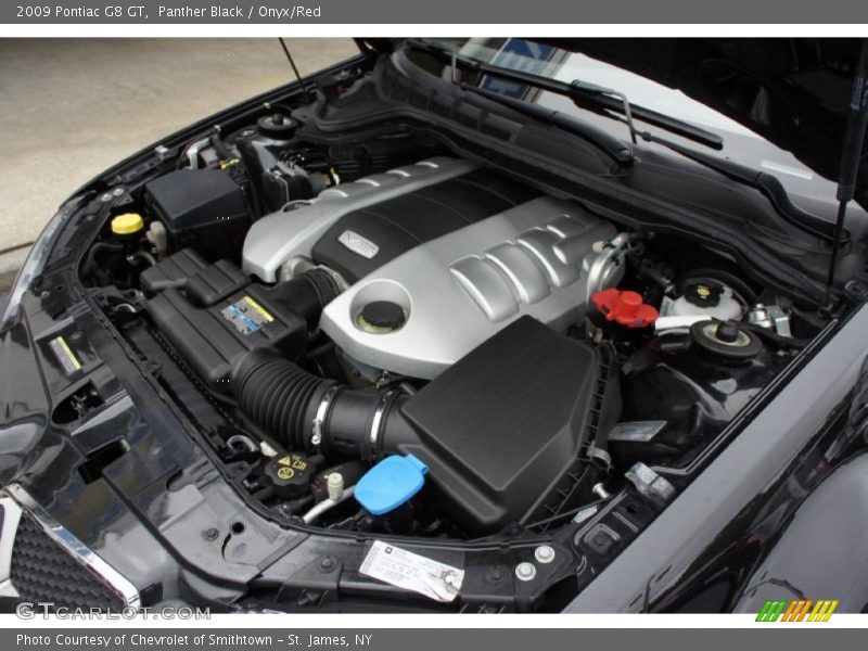 Panther Black / Onyx/Red 2009 Pontiac G8 GT