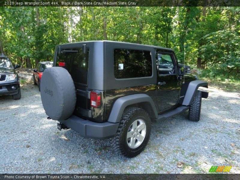 Black / Dark Slate Gray/Medium Slate Gray 2010 Jeep Wrangler Sport 4x4