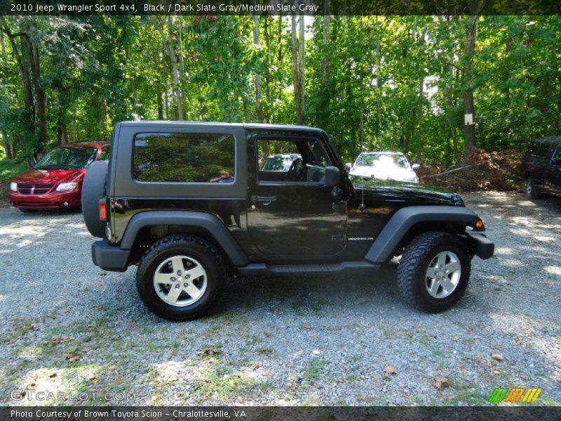 Black / Dark Slate Gray/Medium Slate Gray 2010 Jeep Wrangler Sport 4x4