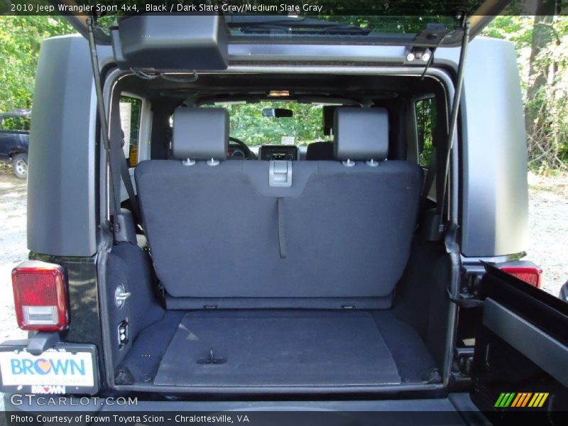 Black / Dark Slate Gray/Medium Slate Gray 2010 Jeep Wrangler Sport 4x4