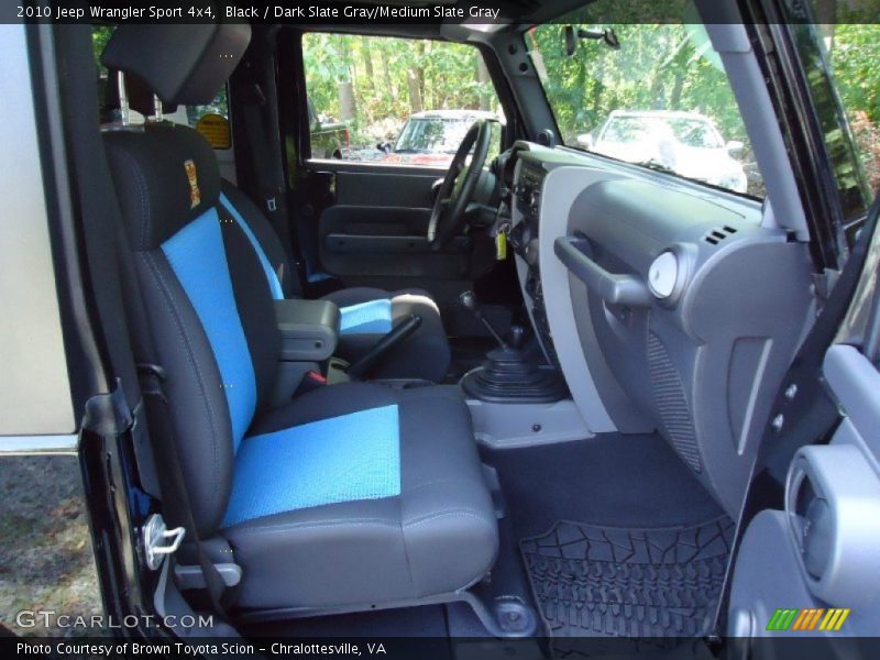 Black / Dark Slate Gray/Medium Slate Gray 2010 Jeep Wrangler Sport 4x4