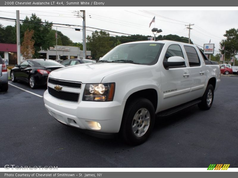 Summit White / Ebony 2008 Chevrolet Avalanche LT 4x4