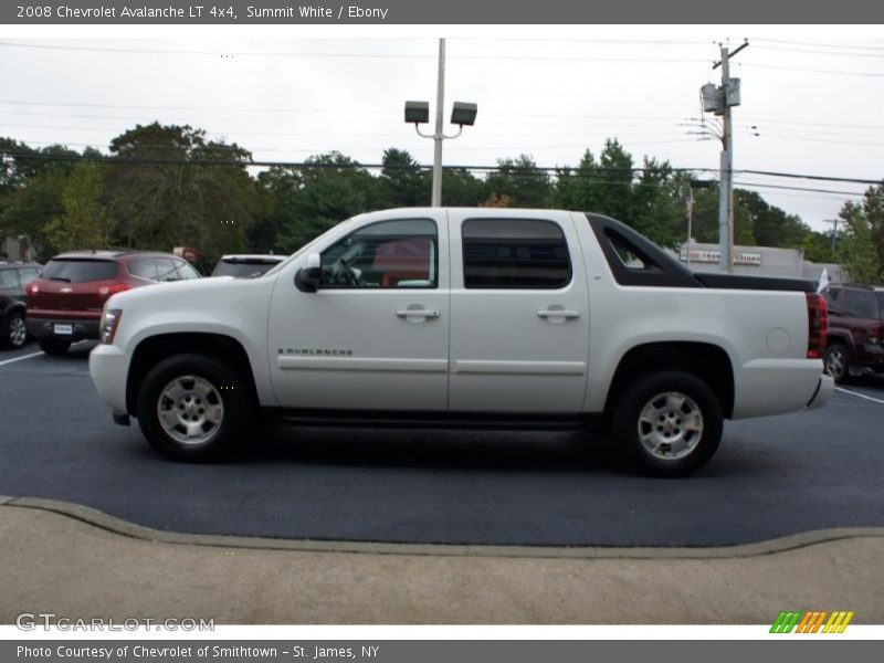 Summit White / Ebony 2008 Chevrolet Avalanche LT 4x4