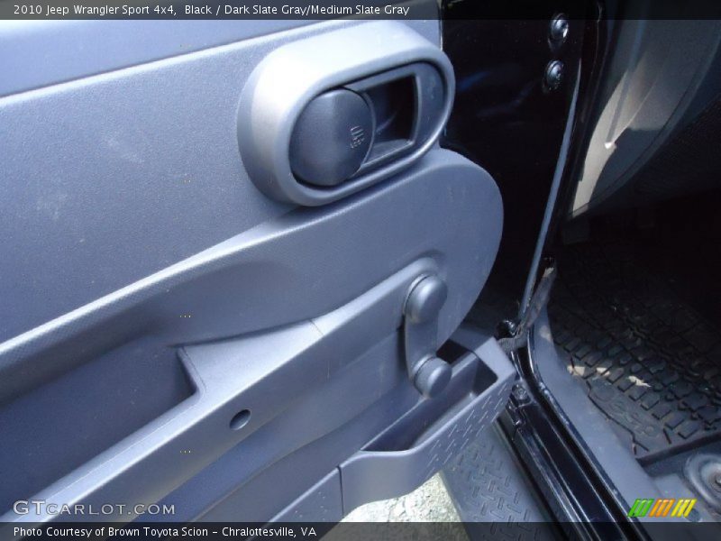 Black / Dark Slate Gray/Medium Slate Gray 2010 Jeep Wrangler Sport 4x4