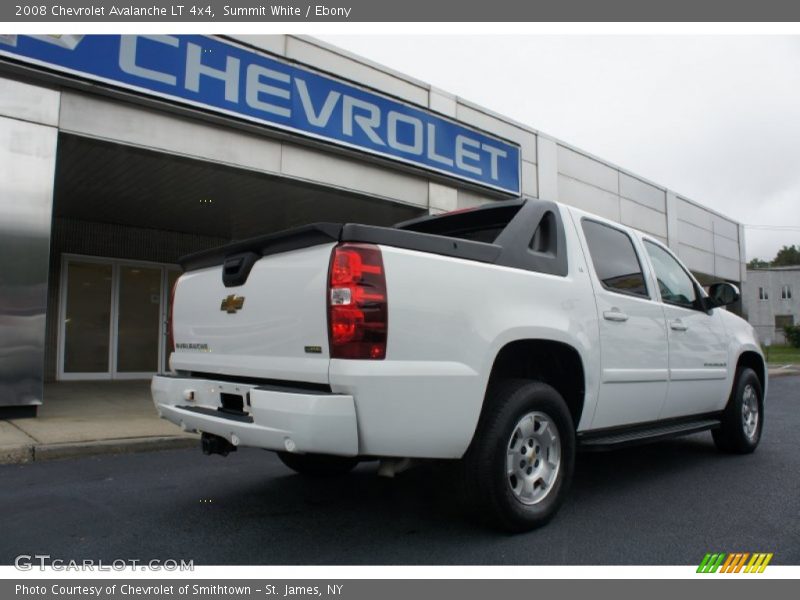 Summit White / Ebony 2008 Chevrolet Avalanche LT 4x4