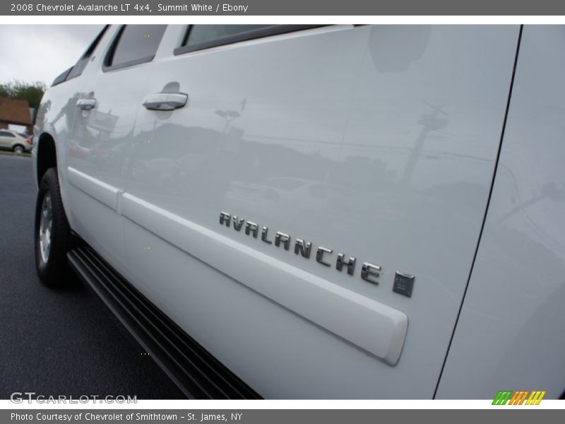 Summit White / Ebony 2008 Chevrolet Avalanche LT 4x4