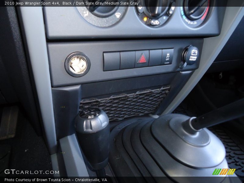 Black / Dark Slate Gray/Medium Slate Gray 2010 Jeep Wrangler Sport 4x4