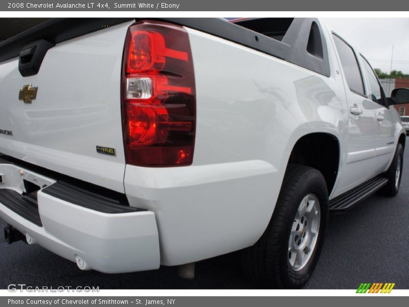 Summit White / Ebony 2008 Chevrolet Avalanche LT 4x4