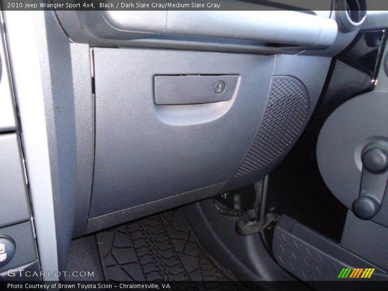 Black / Dark Slate Gray/Medium Slate Gray 2010 Jeep Wrangler Sport 4x4