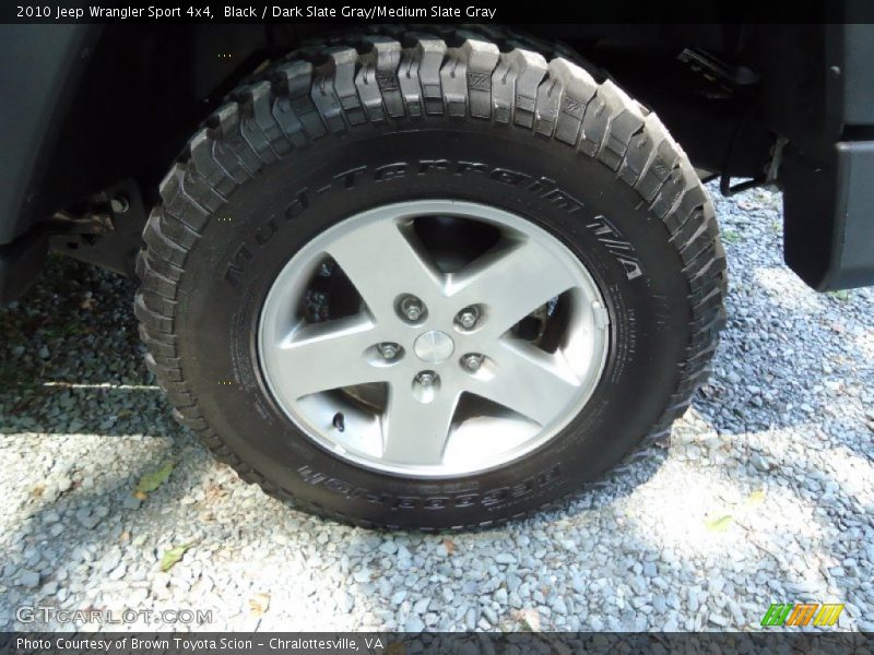 Black / Dark Slate Gray/Medium Slate Gray 2010 Jeep Wrangler Sport 4x4