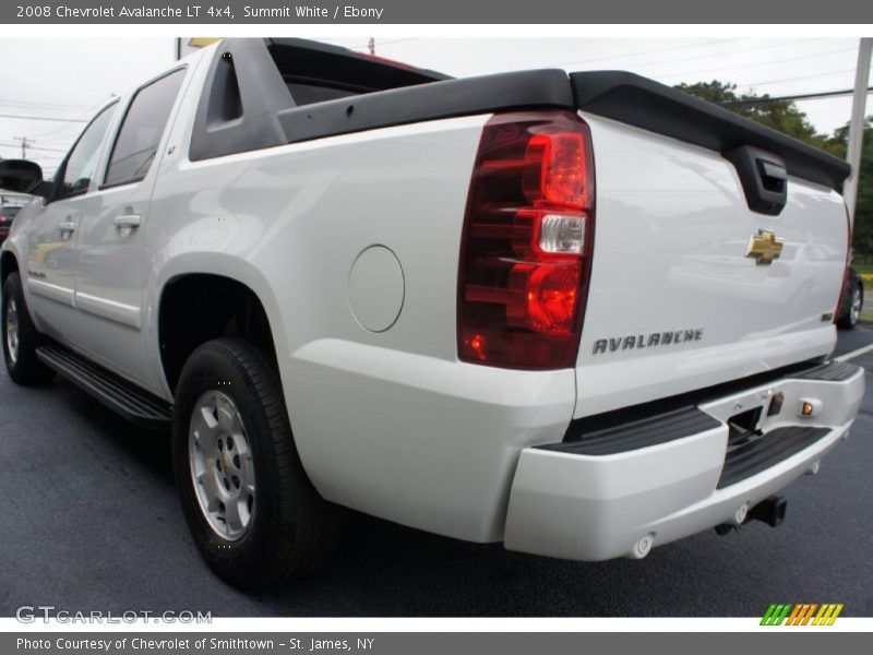 Summit White / Ebony 2008 Chevrolet Avalanche LT 4x4