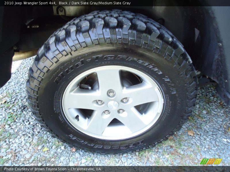 Black / Dark Slate Gray/Medium Slate Gray 2010 Jeep Wrangler Sport 4x4