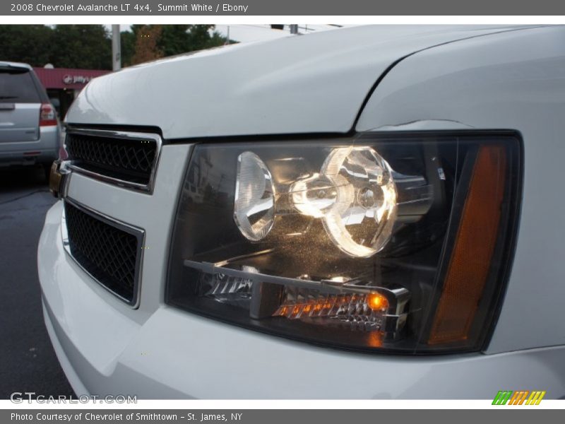Summit White / Ebony 2008 Chevrolet Avalanche LT 4x4