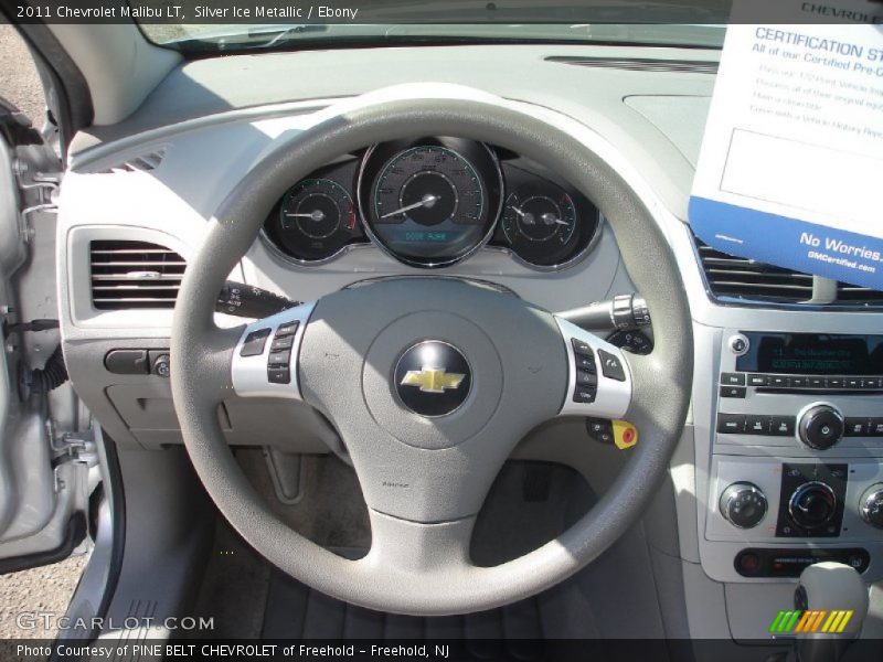 Silver Ice Metallic / Ebony 2011 Chevrolet Malibu LT