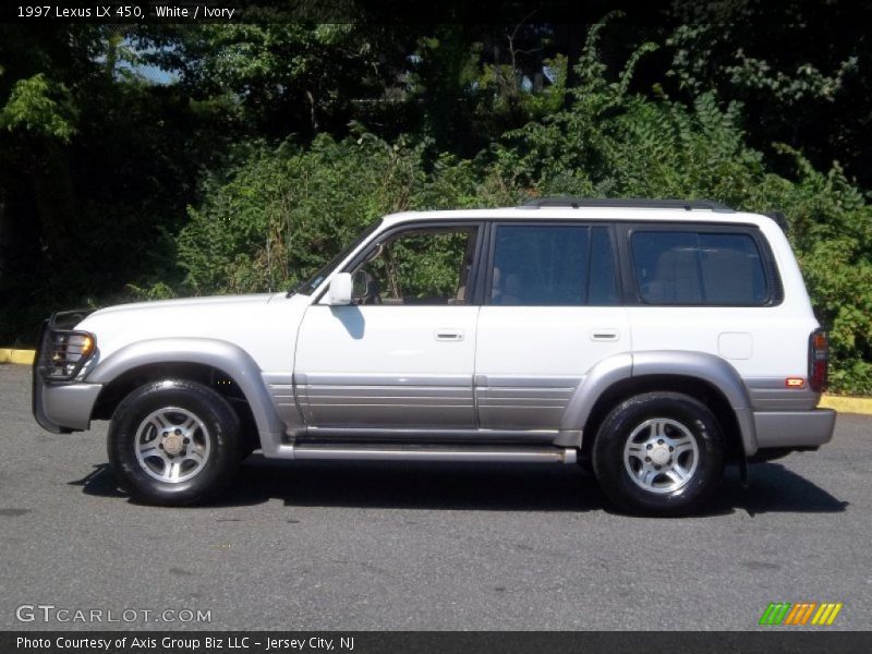White / Ivory 1997 Lexus LX 450