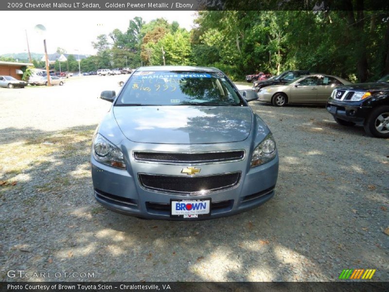 Golden Pewter Metallic / Ebony 2009 Chevrolet Malibu LT Sedan