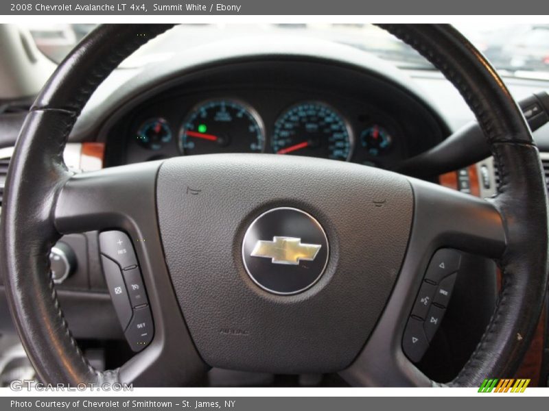 Summit White / Ebony 2008 Chevrolet Avalanche LT 4x4