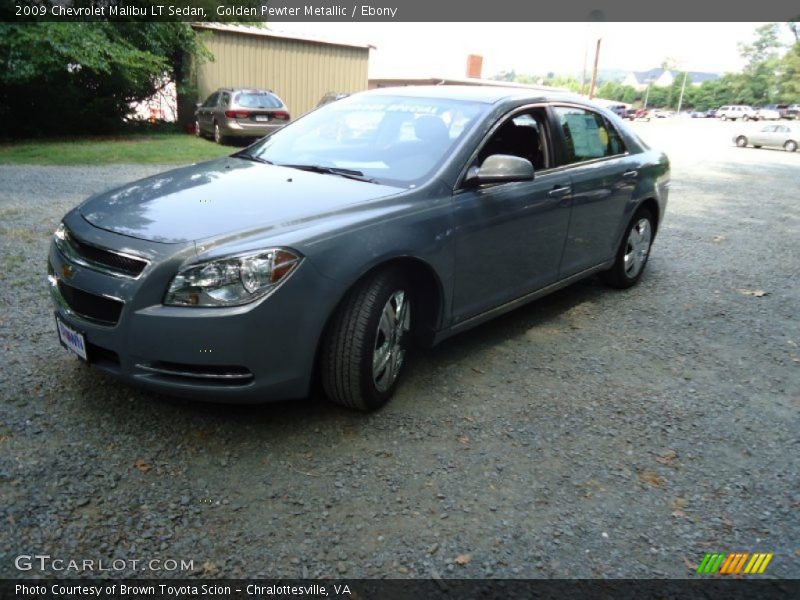 Golden Pewter Metallic / Ebony 2009 Chevrolet Malibu LT Sedan