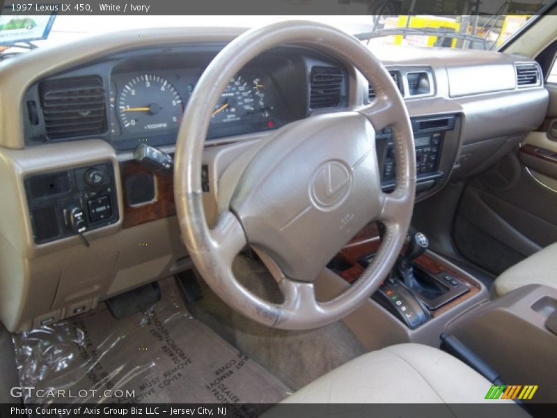 White / Ivory 1997 Lexus LX 450