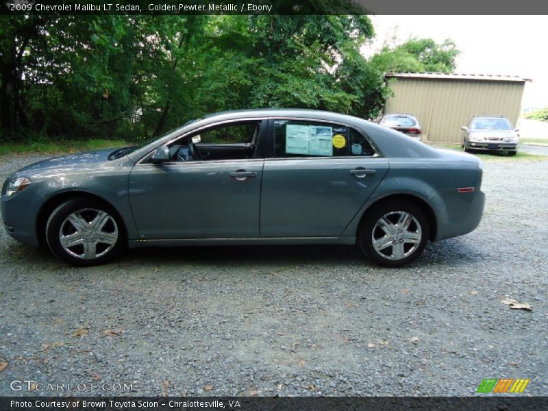 Golden Pewter Metallic / Ebony 2009 Chevrolet Malibu LT Sedan