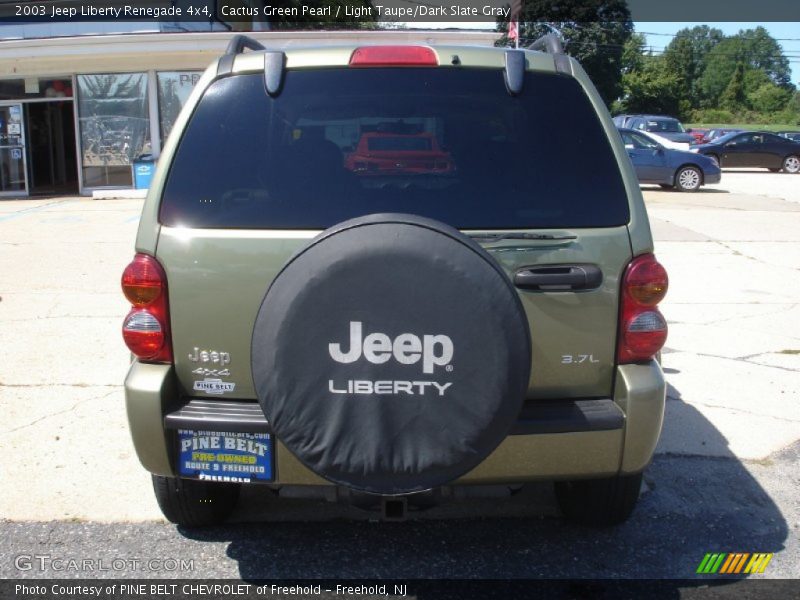 Cactus Green Pearl / Light Taupe/Dark Slate Gray 2003 Jeep Liberty Renegade 4x4