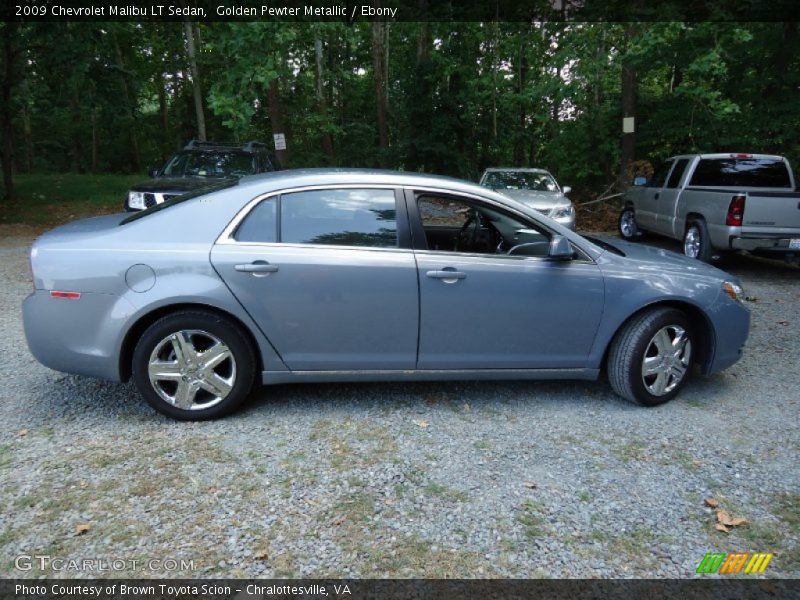 Golden Pewter Metallic / Ebony 2009 Chevrolet Malibu LT Sedan