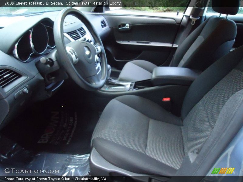 Golden Pewter Metallic / Ebony 2009 Chevrolet Malibu LT Sedan