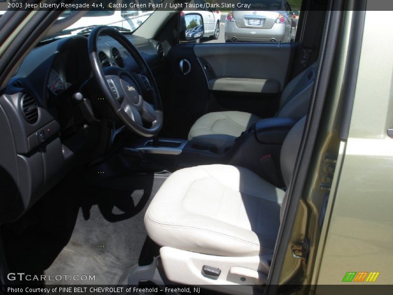 Cactus Green Pearl / Light Taupe/Dark Slate Gray 2003 Jeep Liberty Renegade 4x4