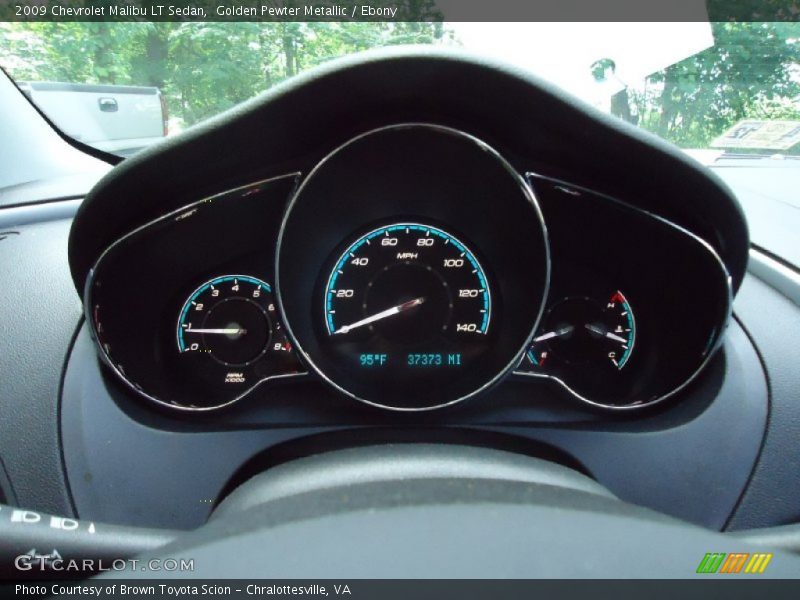 Golden Pewter Metallic / Ebony 2009 Chevrolet Malibu LT Sedan