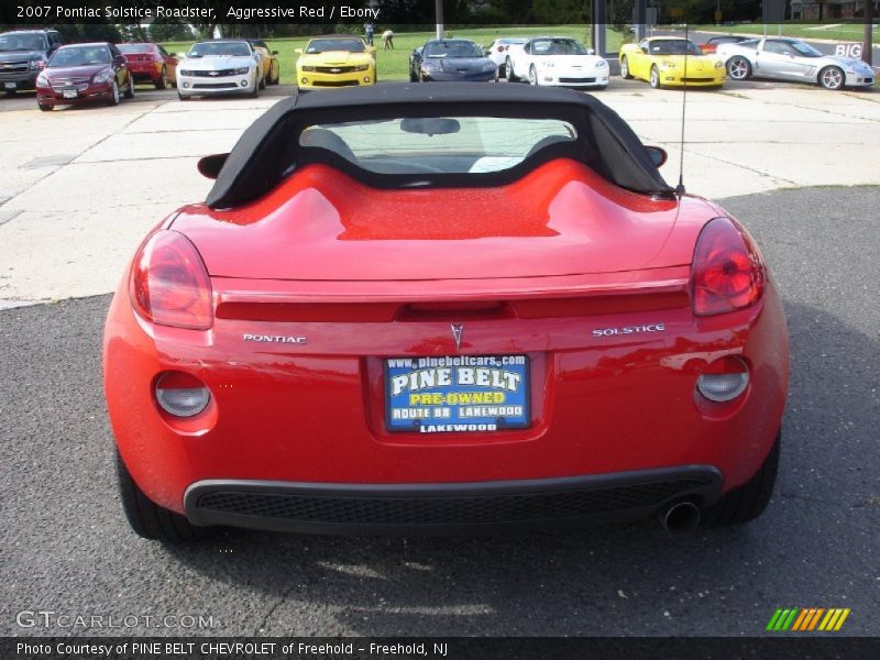 Aggressive Red / Ebony 2007 Pontiac Solstice Roadster