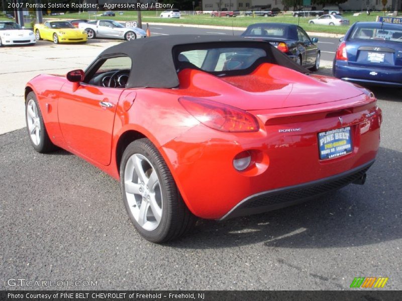 Aggressive Red / Ebony 2007 Pontiac Solstice Roadster