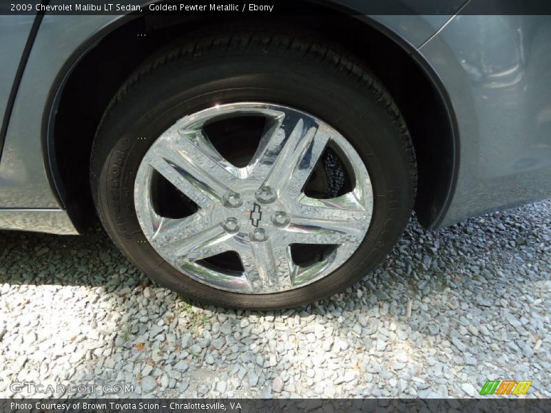 Golden Pewter Metallic / Ebony 2009 Chevrolet Malibu LT Sedan