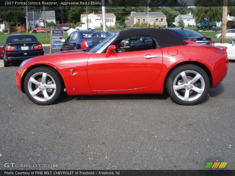 Aggressive Red / Ebony 2007 Pontiac Solstice Roadster