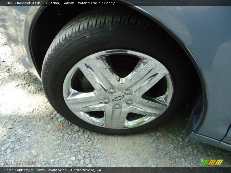 Golden Pewter Metallic / Ebony 2009 Chevrolet Malibu LT Sedan