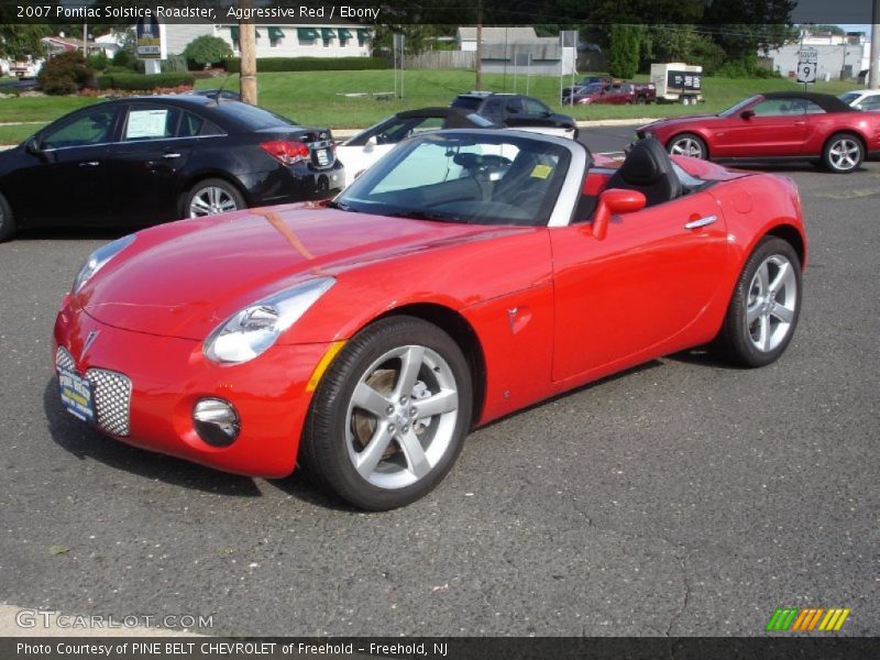 Aggressive Red / Ebony 2007 Pontiac Solstice Roadster