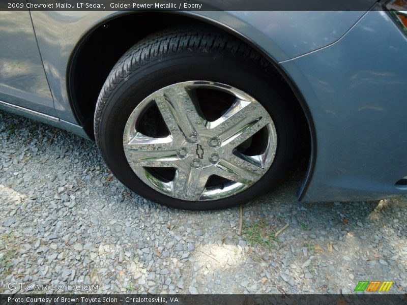 Golden Pewter Metallic / Ebony 2009 Chevrolet Malibu LT Sedan