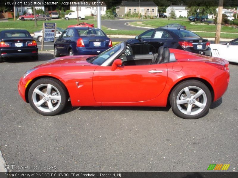 Aggressive Red / Ebony 2007 Pontiac Solstice Roadster