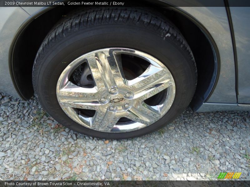 Golden Pewter Metallic / Ebony 2009 Chevrolet Malibu LT Sedan