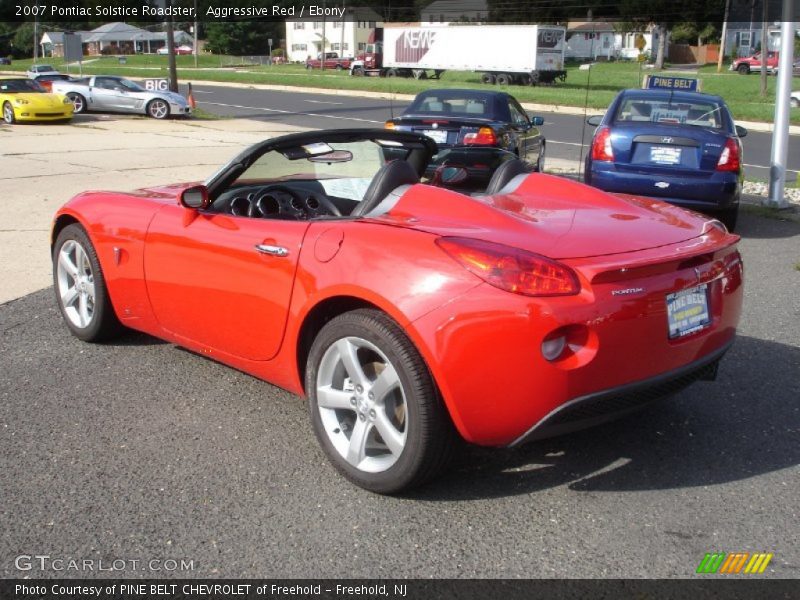Aggressive Red / Ebony 2007 Pontiac Solstice Roadster
