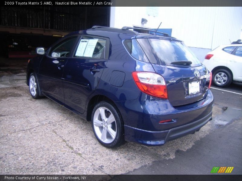Nautical Blue Metallic / Ash Gray 2009 Toyota Matrix S AWD