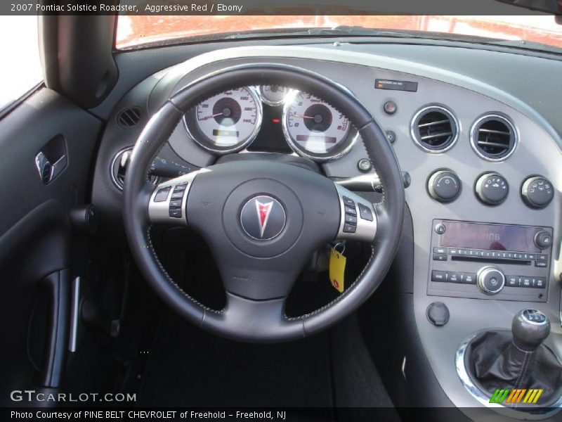 Aggressive Red / Ebony 2007 Pontiac Solstice Roadster