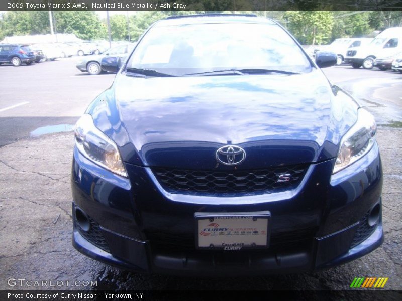 Nautical Blue Metallic / Ash Gray 2009 Toyota Matrix S AWD