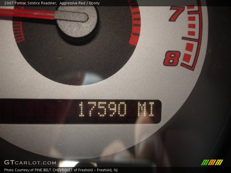 Aggressive Red / Ebony 2007 Pontiac Solstice Roadster