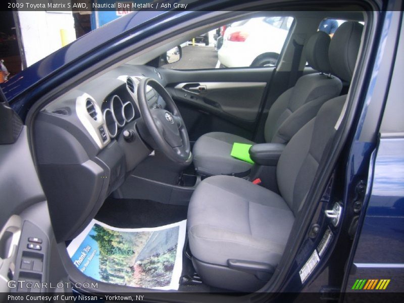 Nautical Blue Metallic / Ash Gray 2009 Toyota Matrix S AWD