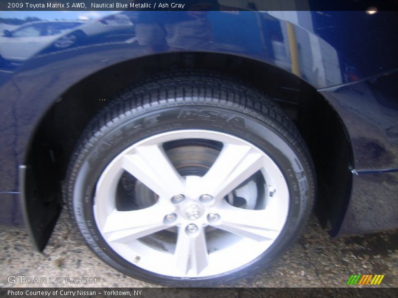 Nautical Blue Metallic / Ash Gray 2009 Toyota Matrix S AWD