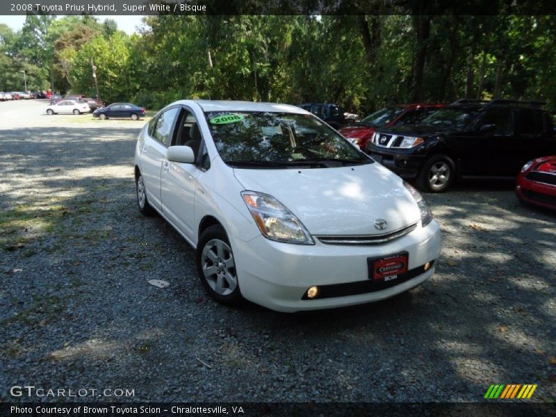 Super White / Bisque 2008 Toyota Prius Hybrid