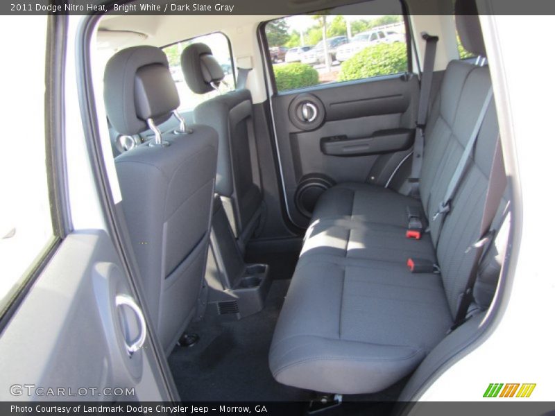 Bright White / Dark Slate Gray 2011 Dodge Nitro Heat