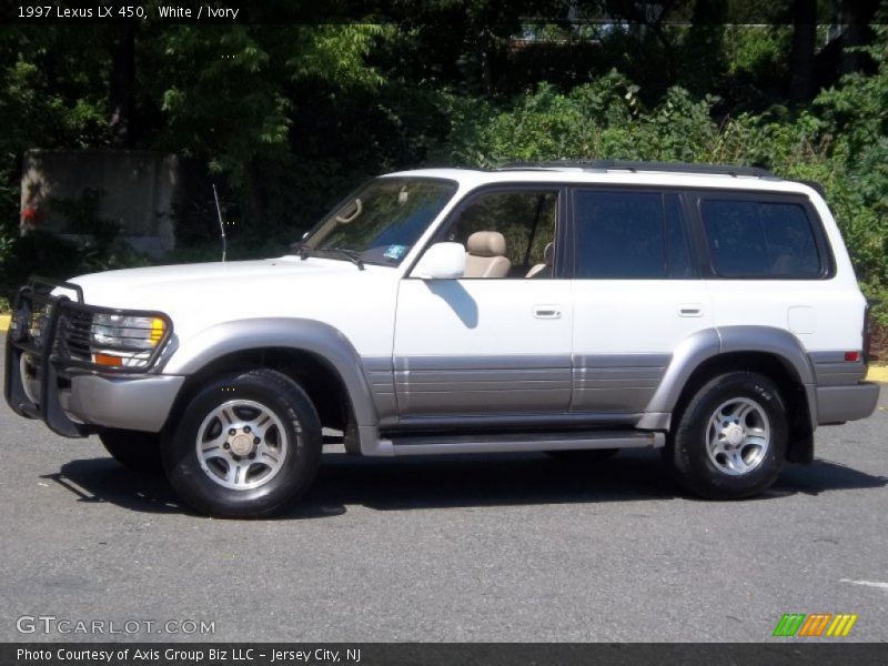 White / Ivory 1997 Lexus LX 450