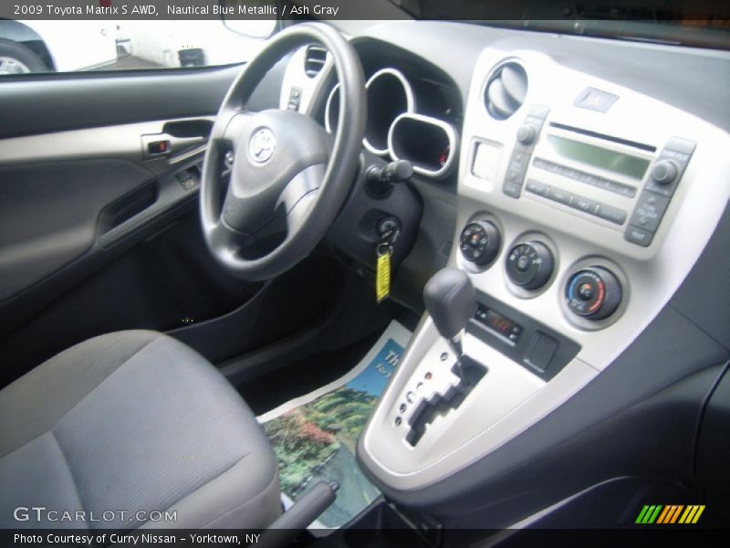 Nautical Blue Metallic / Ash Gray 2009 Toyota Matrix S AWD